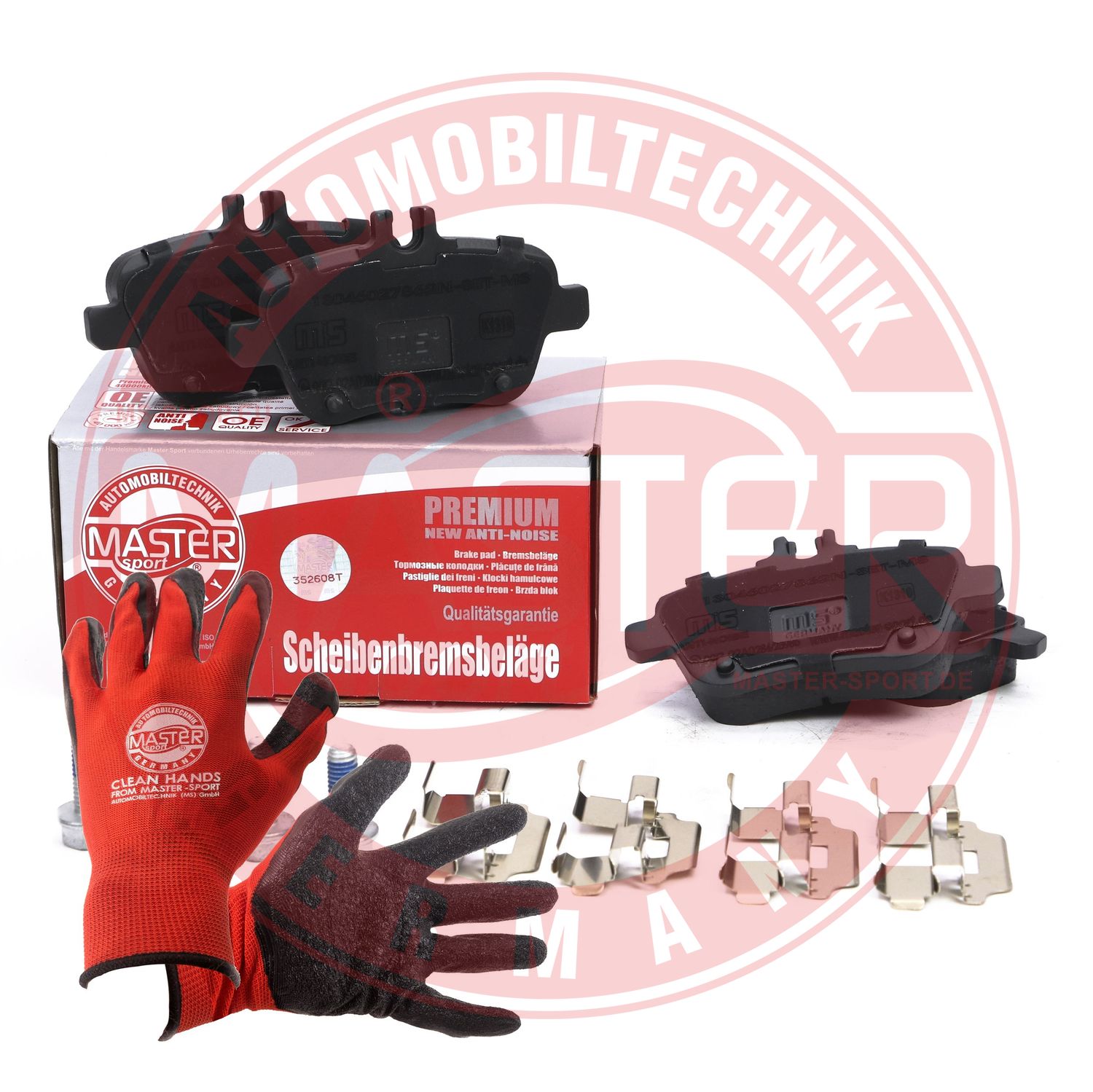 Brake Pad Set, disc brake (13046027862N-SET-MSP)