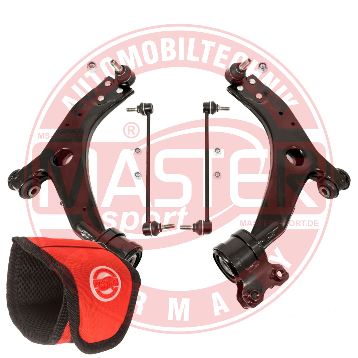 Control/Trailing Arm Kit, wheel suspension (36975/1-KIT-MSM)