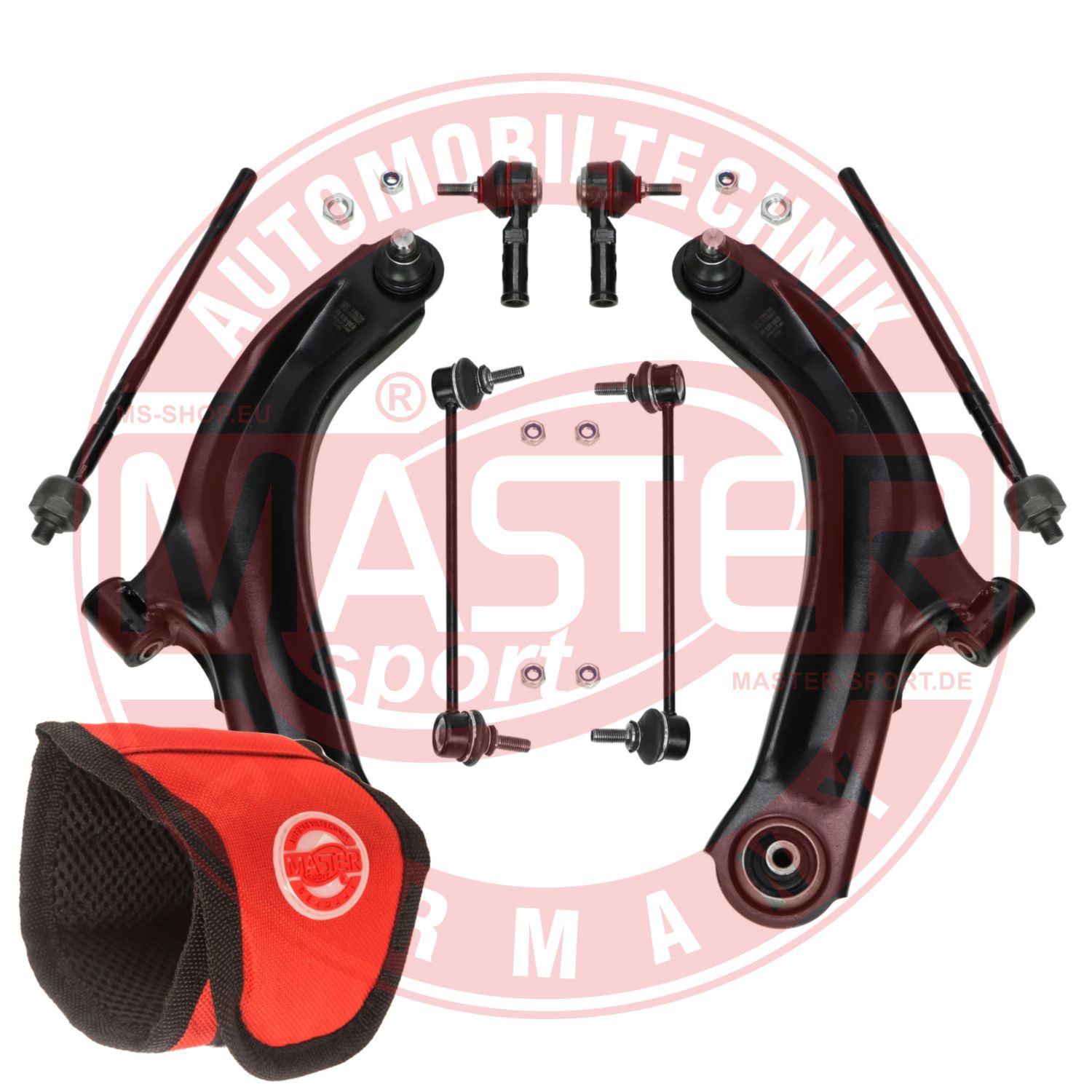 Control/Trailing Arm Kit, wheel suspension (37060-KIT-MSM)