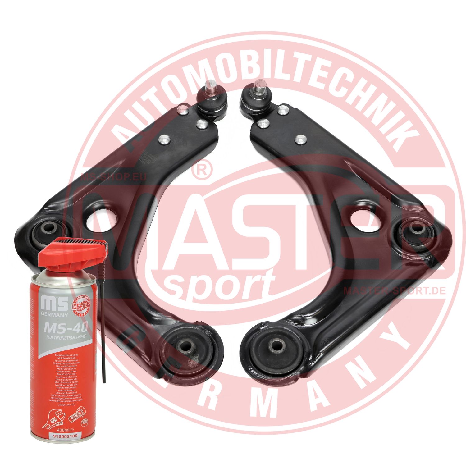 Control/Trailing Arm Kit, wheel suspension (36972/3-KIT-MSP)