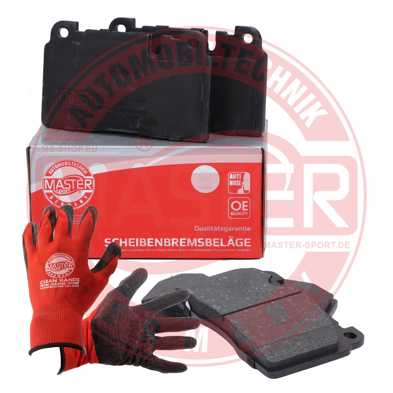 Brake Pad Set, disc brake (13046048792N-SET-MSP)