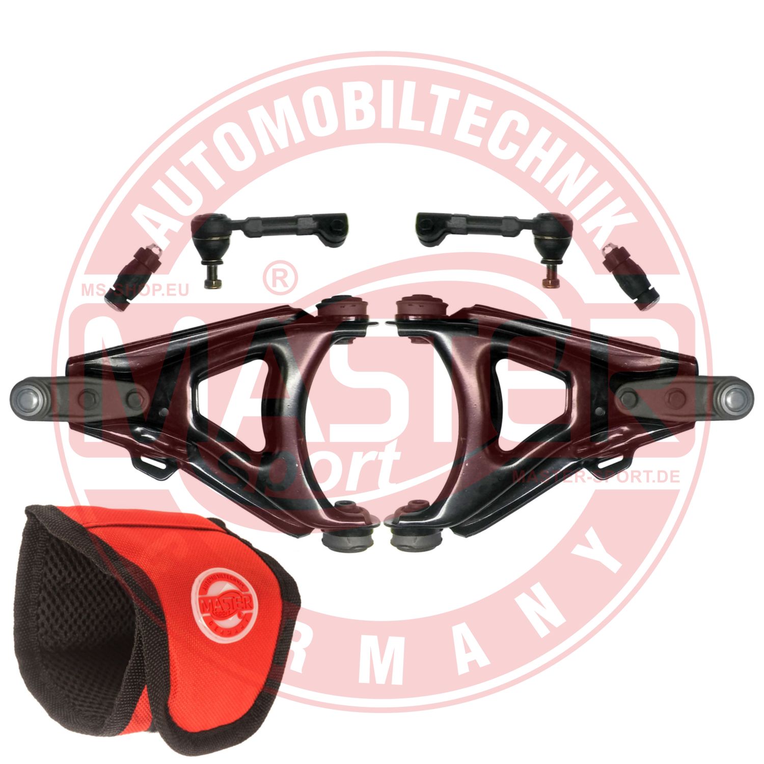 Control/Trailing Arm Kit, wheel suspension (36918-KIT-MSM)