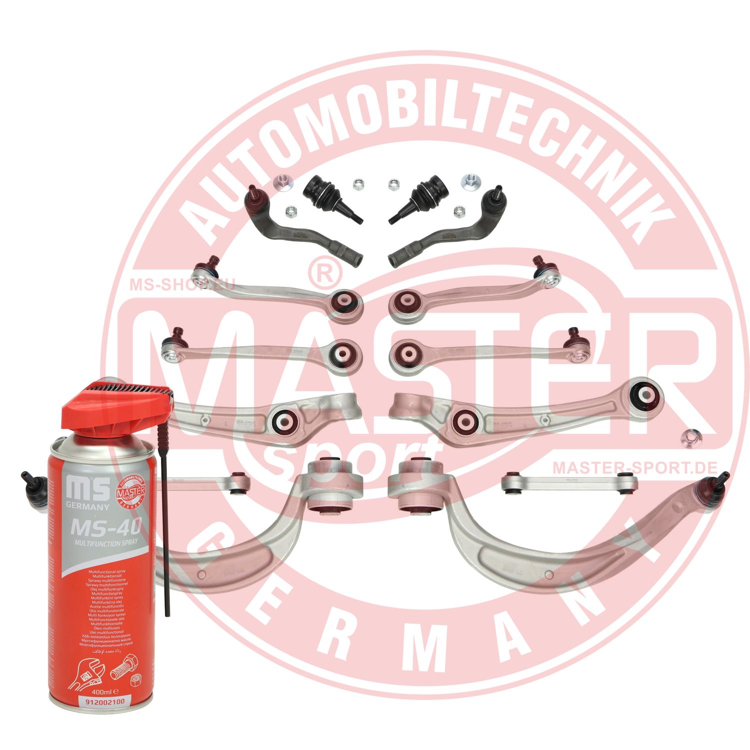 Control/Trailing Arm Kit, wheel suspension (36831-SET-MSP)
