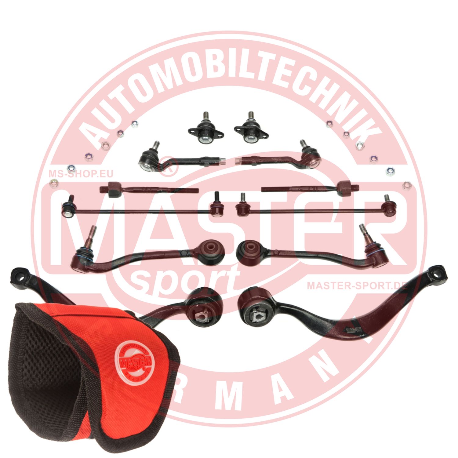 Control/Trailing Arm Kit, wheel suspension (36830/1-SET-MSM)
