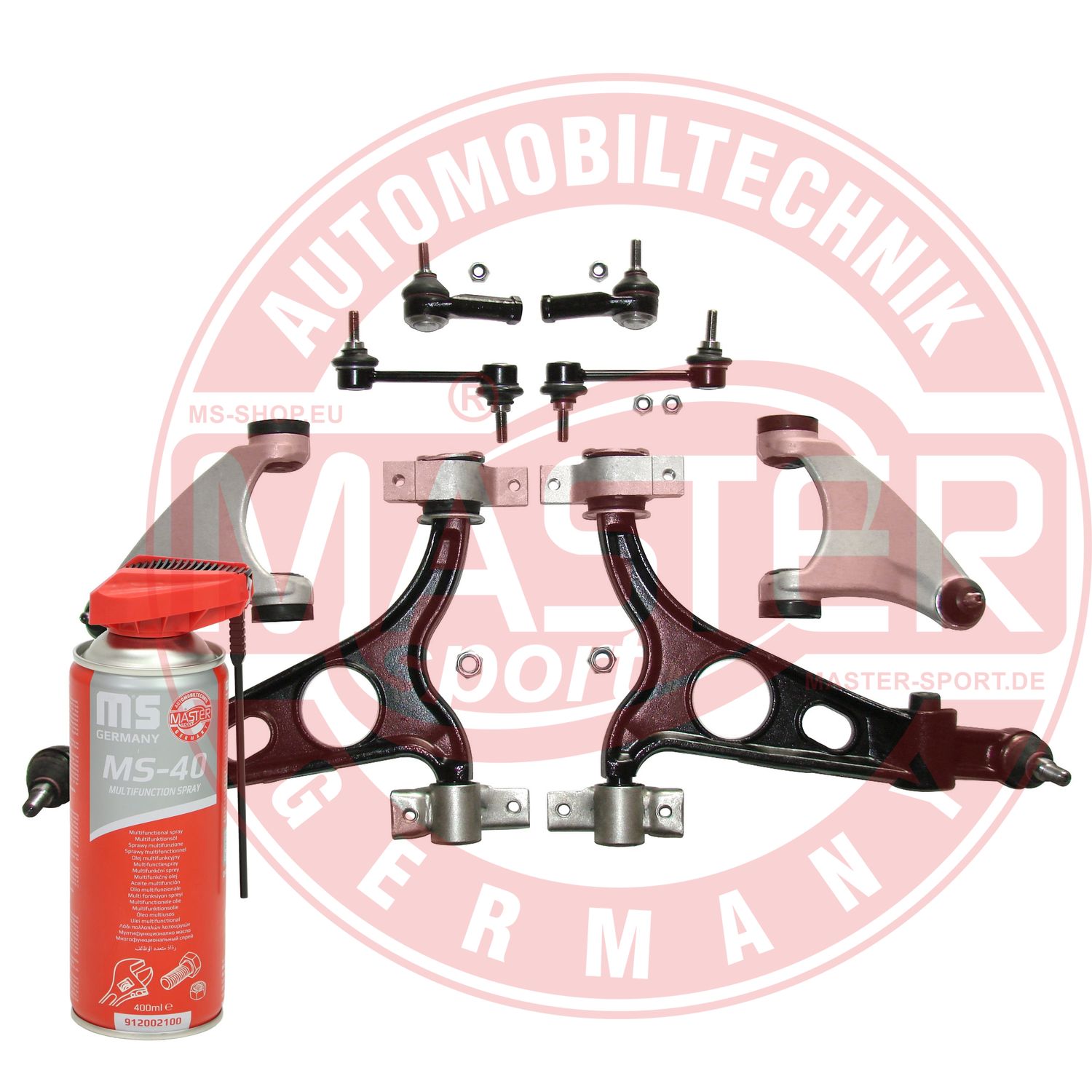Control/Trailing Arm Kit, wheel suspension (36801-SET-MSP)