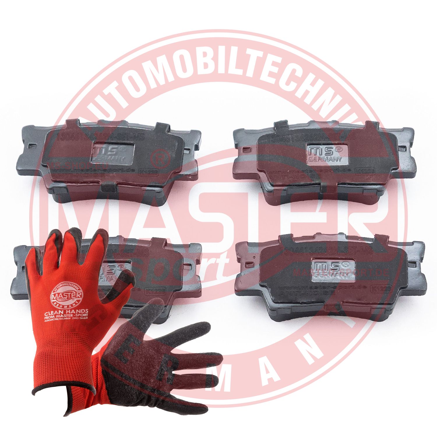 Brake Pad Set, disc brake (13046134262N-SET-MSP)