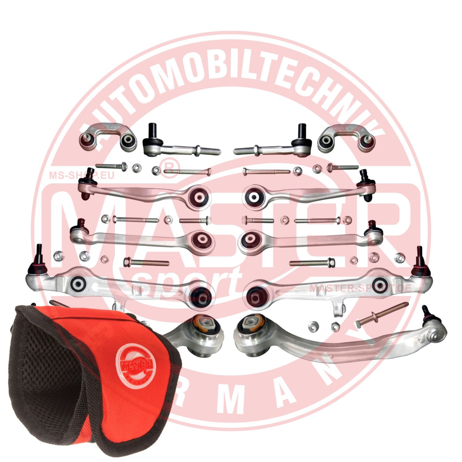 Control/Trailing Arm Kit, wheel suspension (36851-KIT-MSM)