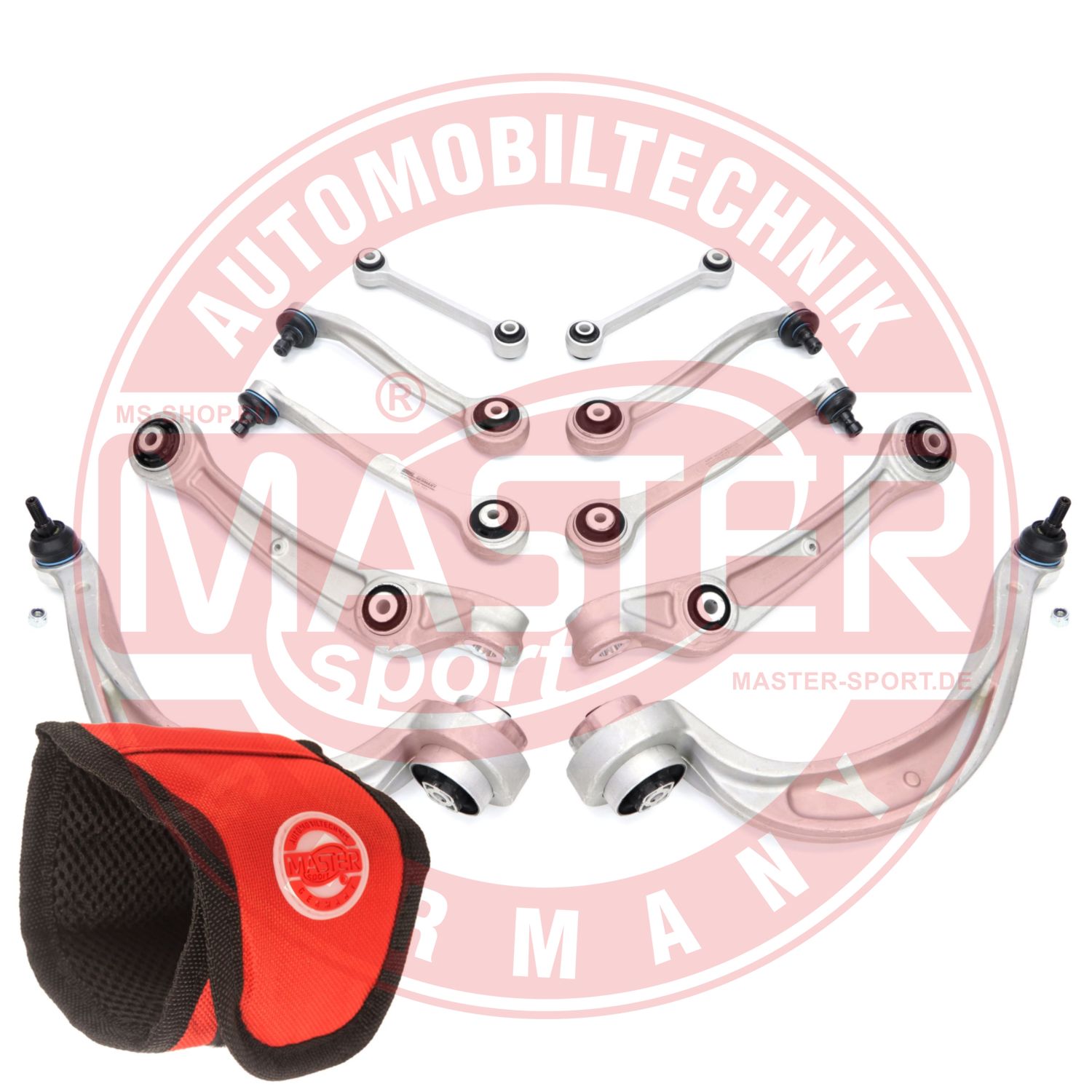 Control/Trailing Arm Kit, wheel suspension (36797/1-SET-MSM)