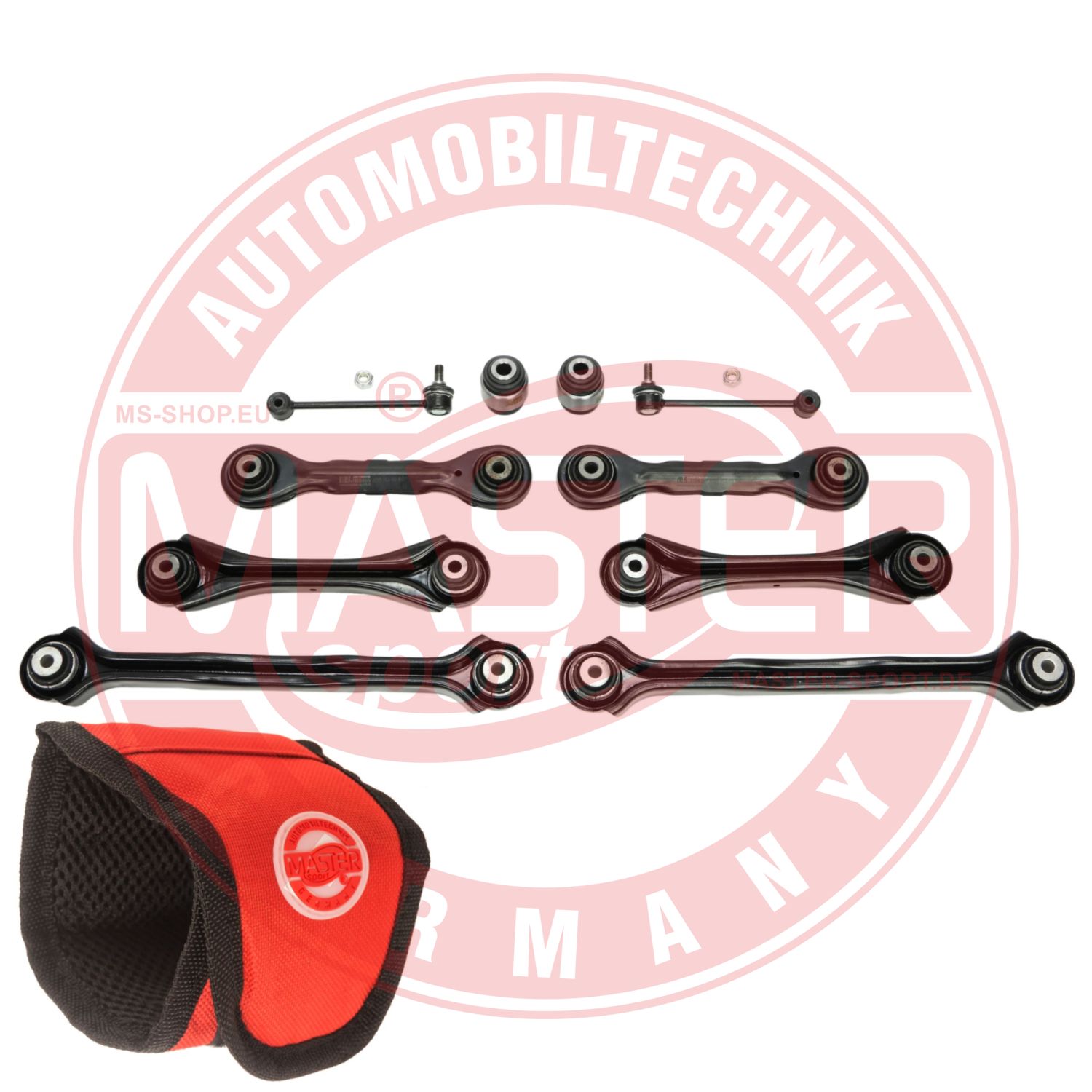 Control/Trailing Arm Kit, wheel suspension (36827/1-SET-MSM)