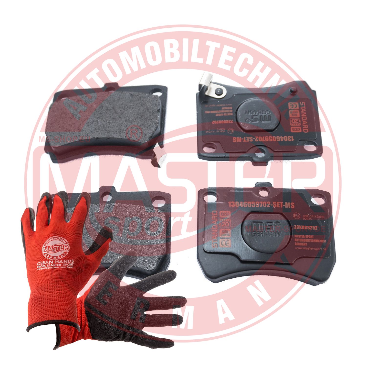 Brake Pad Set, disc brake (13046059702-SET-MSP)