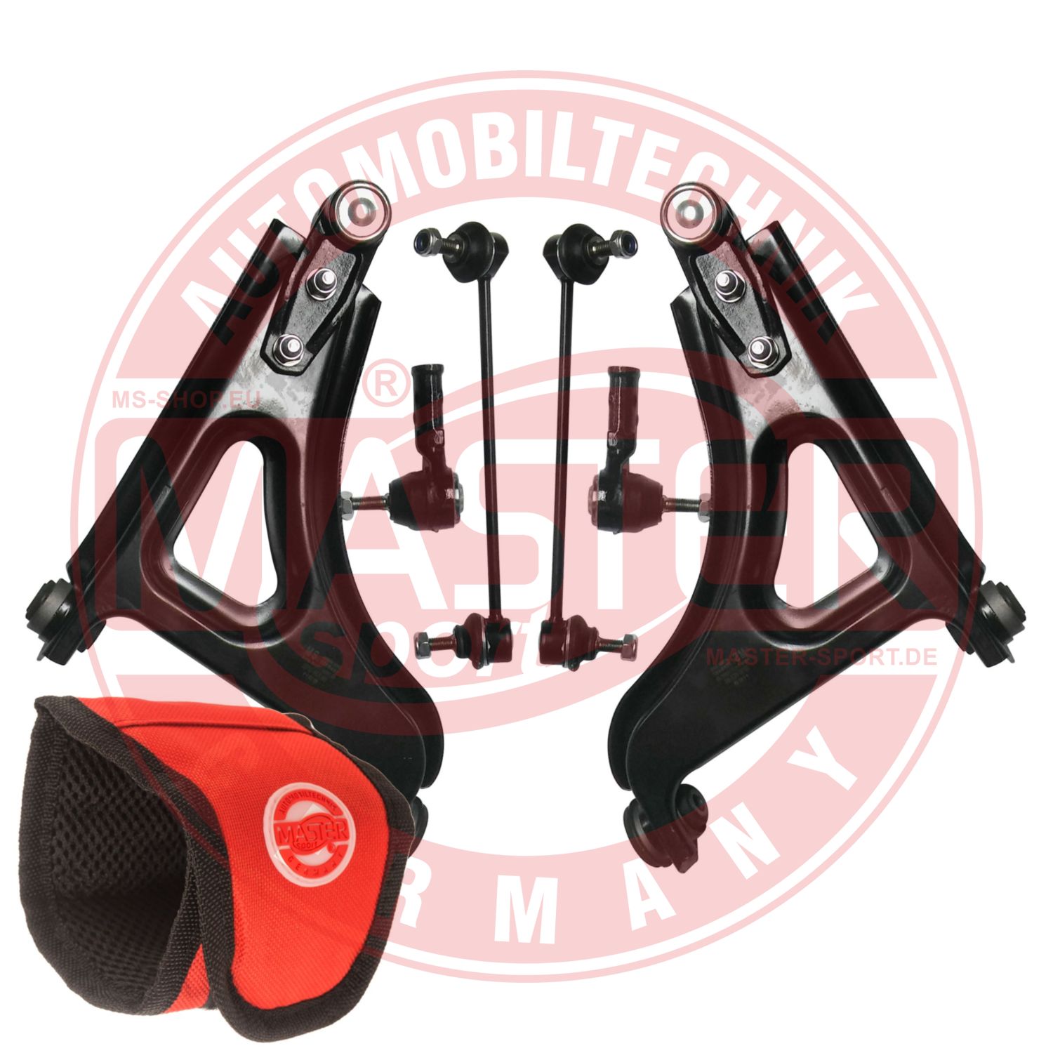 Control/Trailing Arm Kit, wheel suspension (36914/2-KIT-MSM)