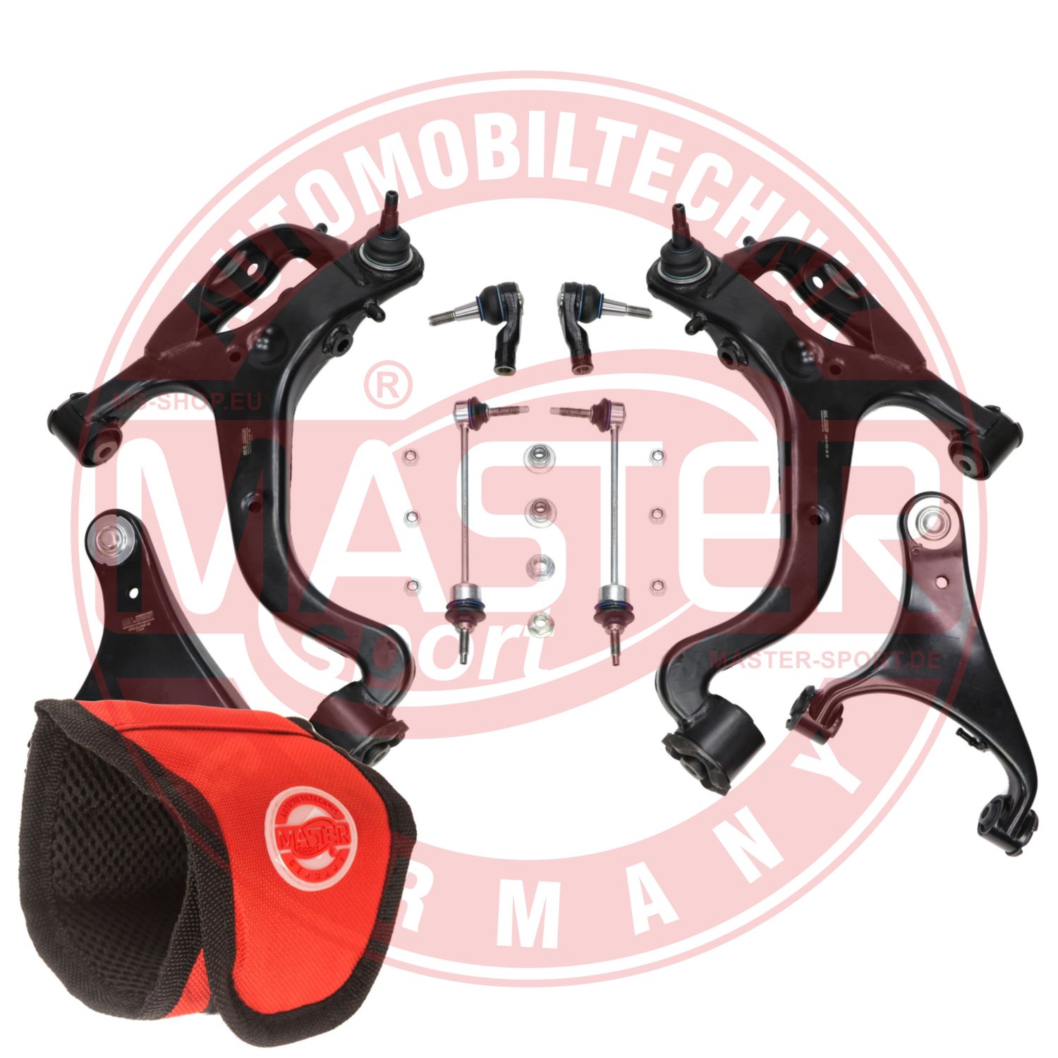 Control/Trailing Arm Kit, wheel suspension (37152/2-KIT-MSM)