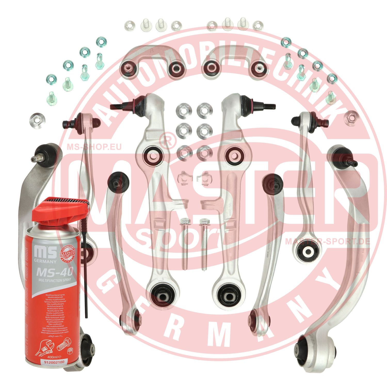 Control/Trailing Arm Kit, wheel suspension (37146/1-KIT-MSP)