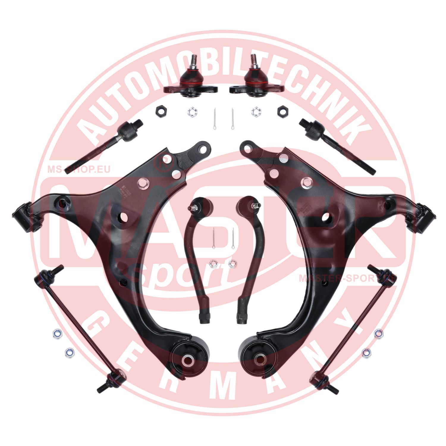Control/Trailing Arm Kit, wheel suspension
