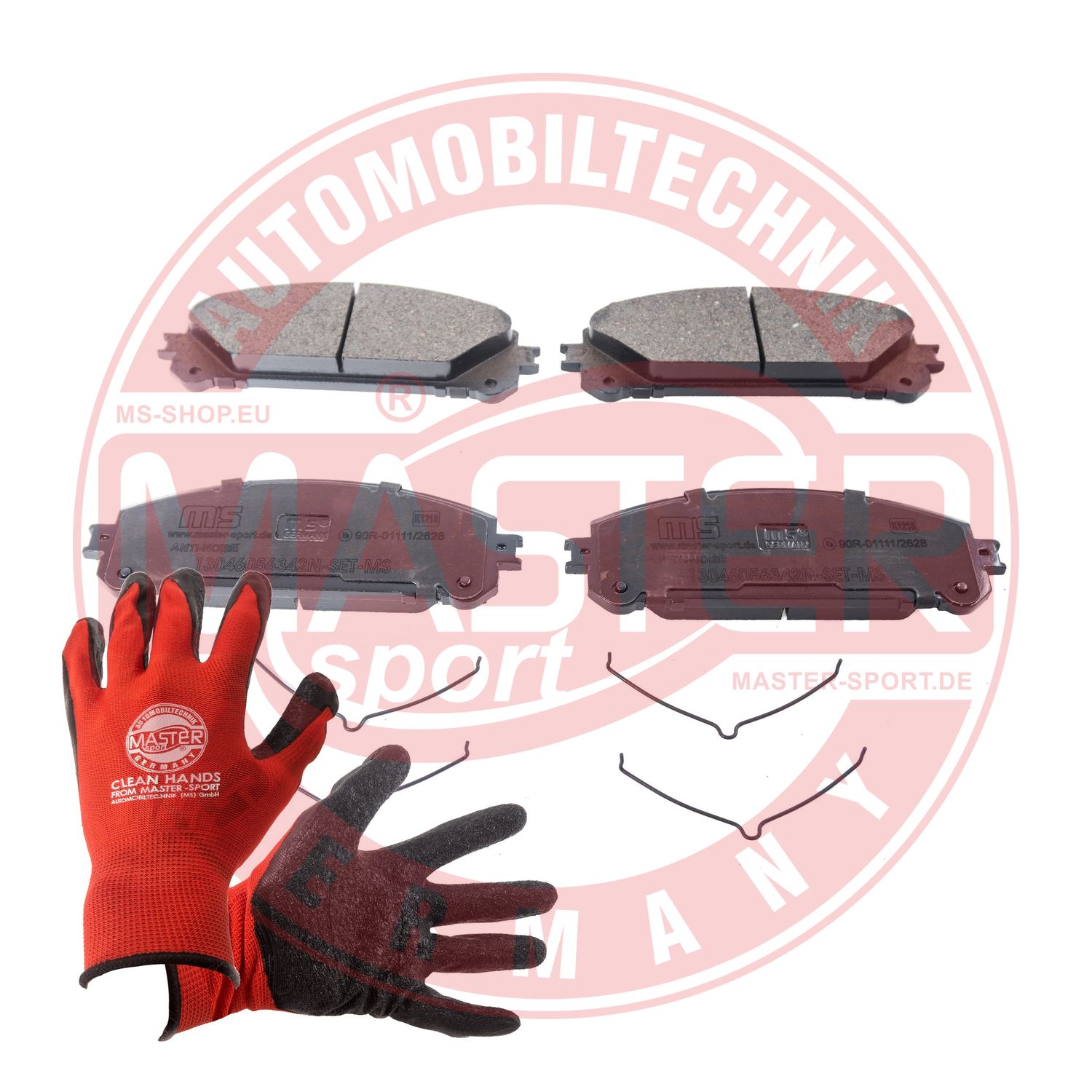 Brake Pad Set, disc brake (13046056342N-SET-MSP)