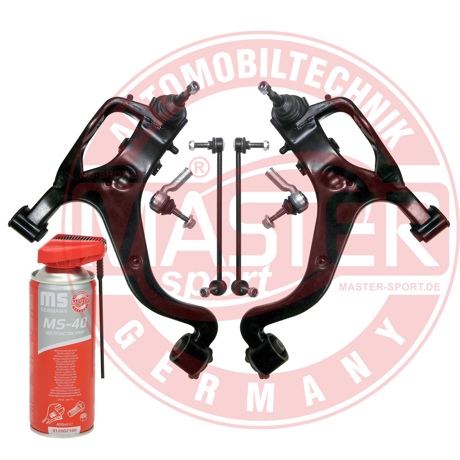 Control/Trailing Arm Kit, wheel suspension (36951/2-KIT-MSP)