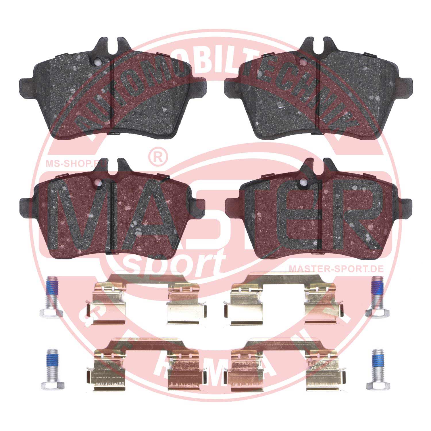Brake Pad Set, disc brake (13046027112N-SET-MS)