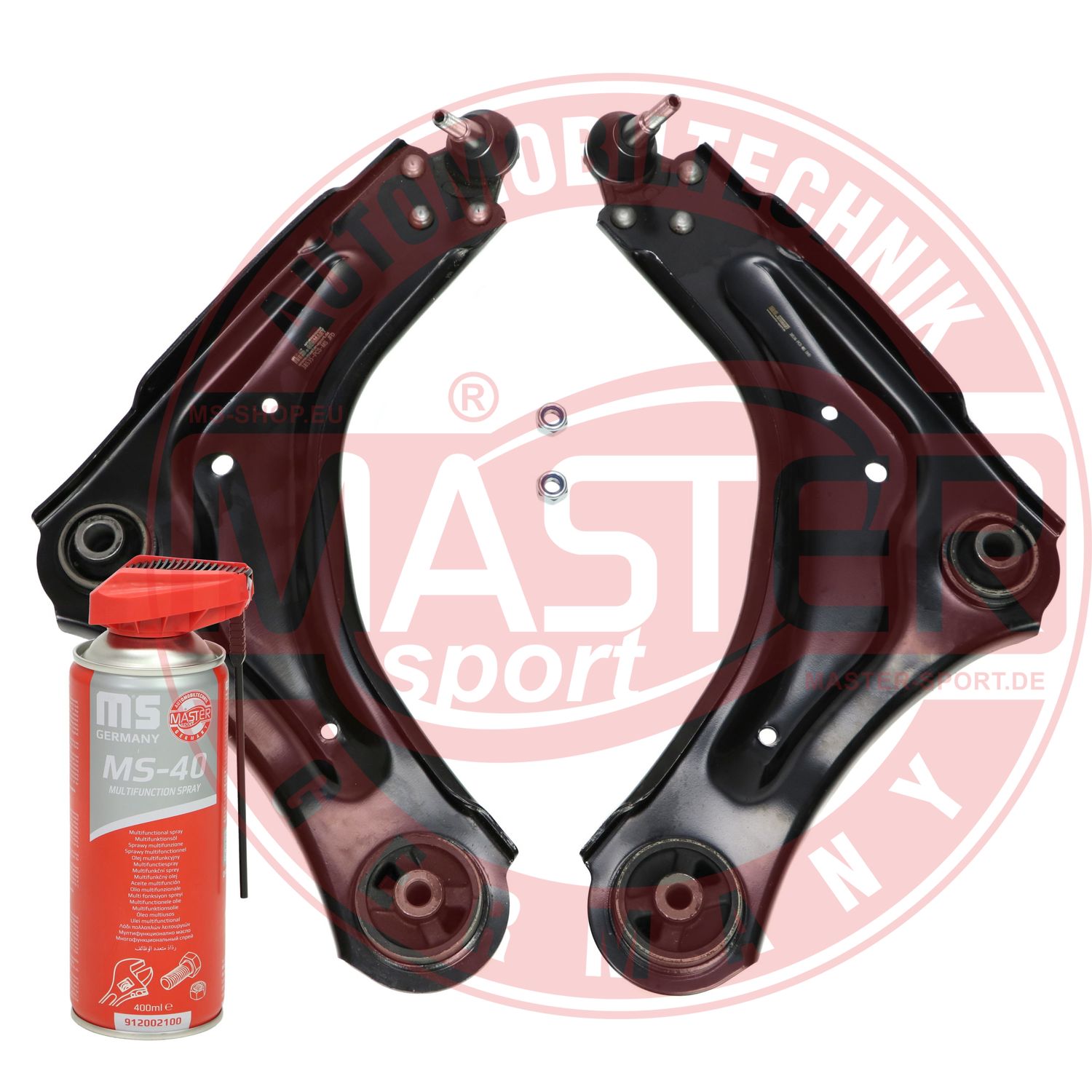 Control/Trailing Arm Kit, wheel suspension (36919/2-KIT-MSP)