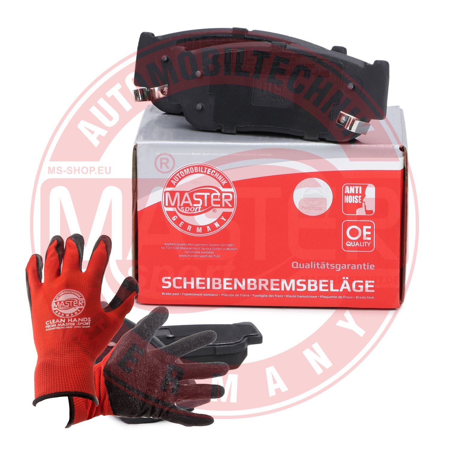 Brake Pad Set, disc brake (13046057982N-SET-MSP)