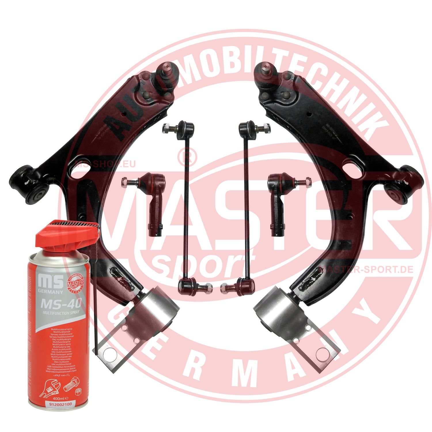 Control/Trailing Arm Kit, wheel suspension (36970-KIT-MSP)