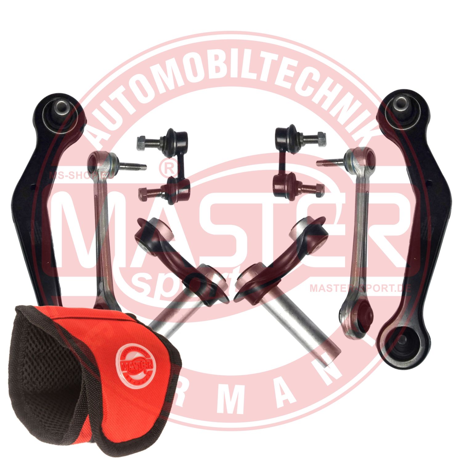 Control/Trailing Arm Kit, wheel suspension (36884-KIT-MSM)