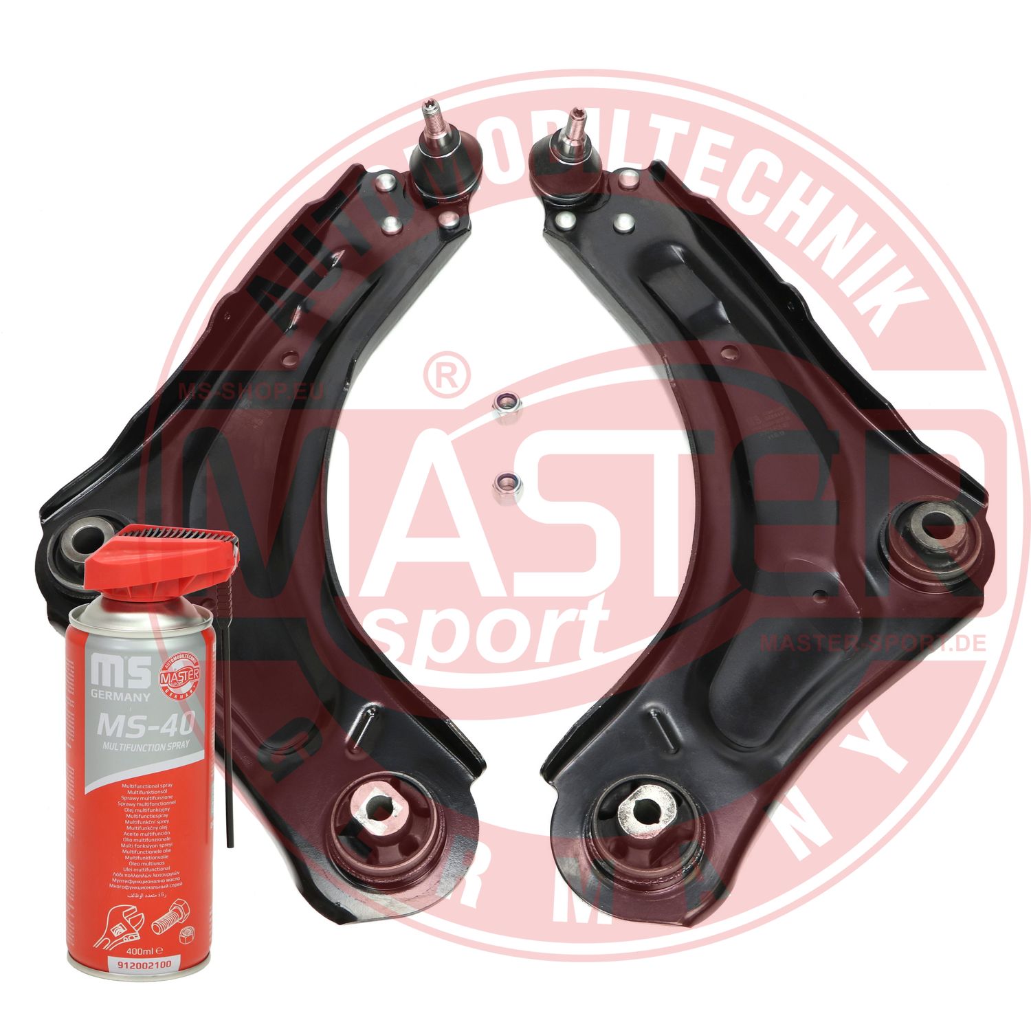 Control/Trailing Arm Kit, wheel suspension (36920/1-KIT-MSP)
