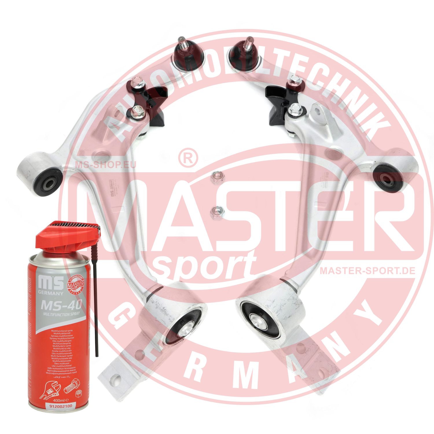 Control/Trailing Arm Kit, wheel suspension (37013/1-KIT-MSP)