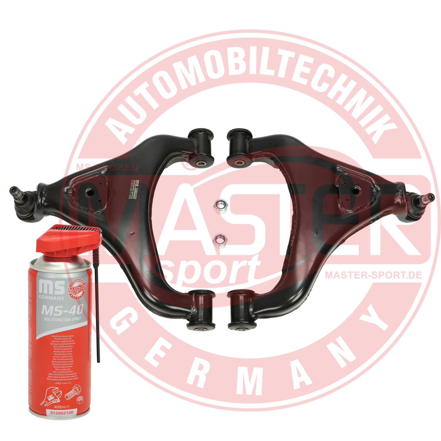 Control/Trailing Arm Kit, wheel suspension (37077-KIT-MSP)