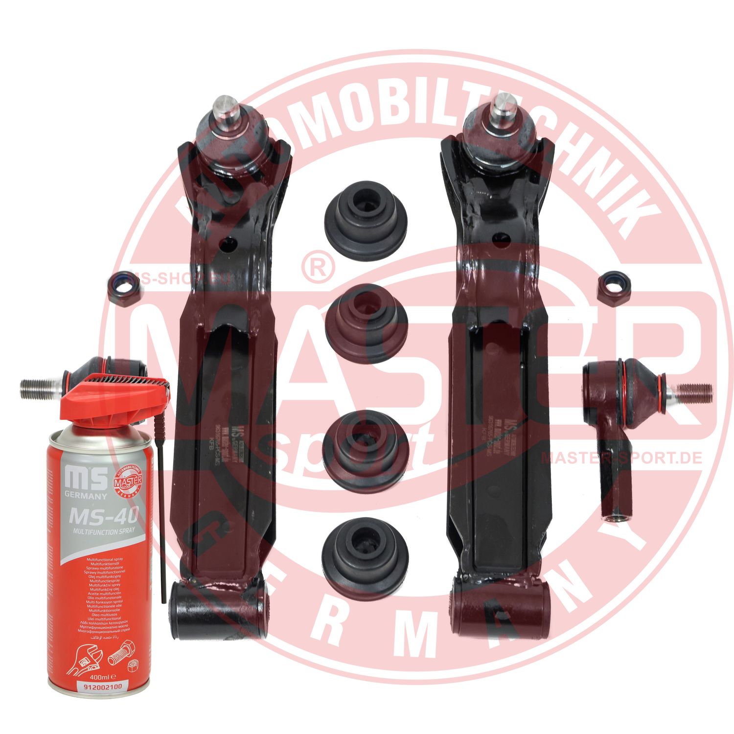 Control/Trailing Arm Kit, wheel suspension (36869-KIT-MSP)