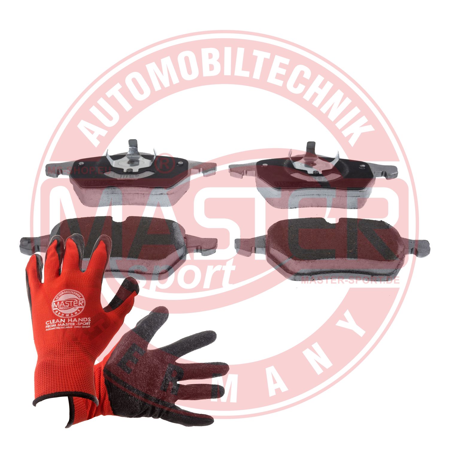 Brake Pad Set, disc brake (13046070772K-SET-MSP)