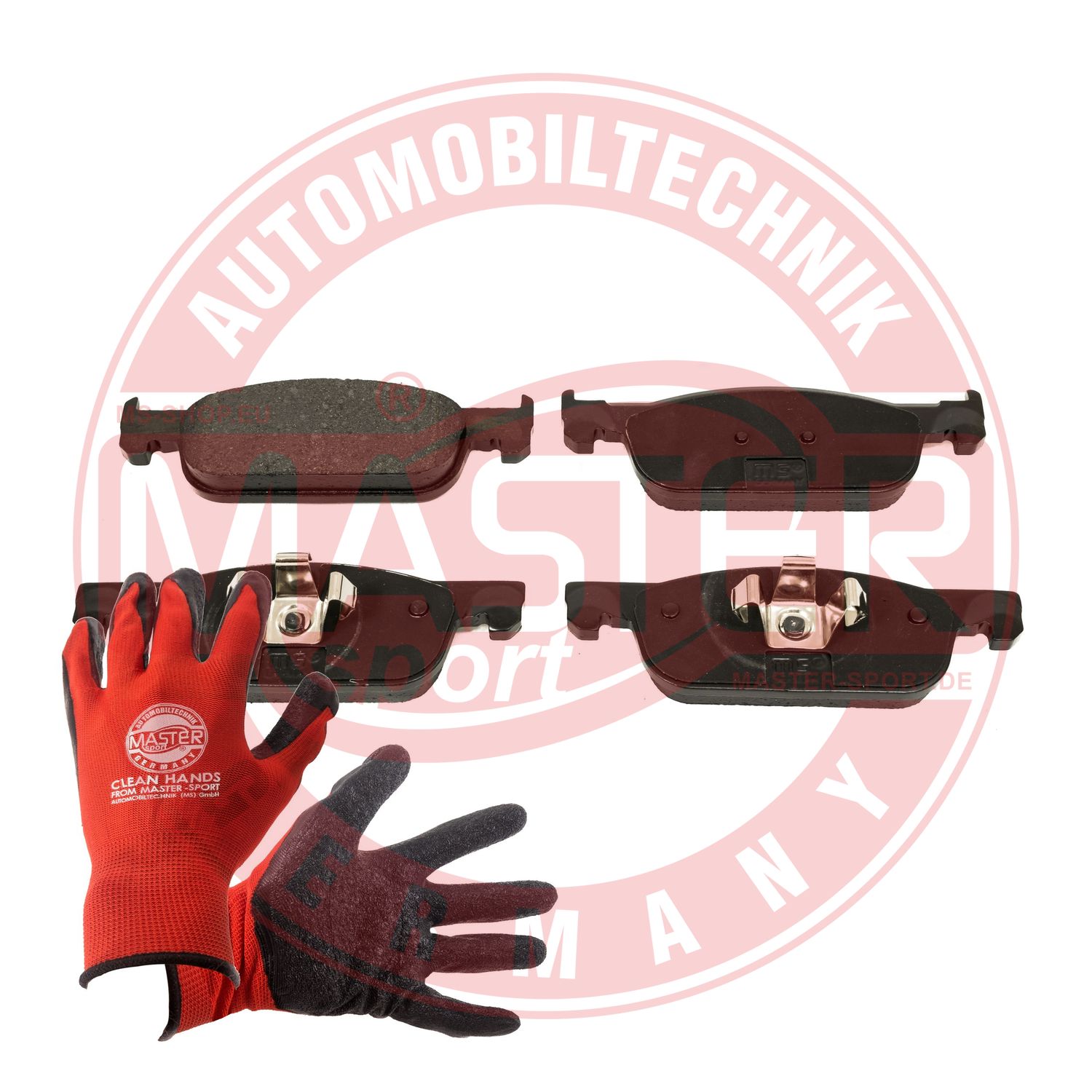 Brake Pad Set, disc brake (13046121572N-SET-MSP)