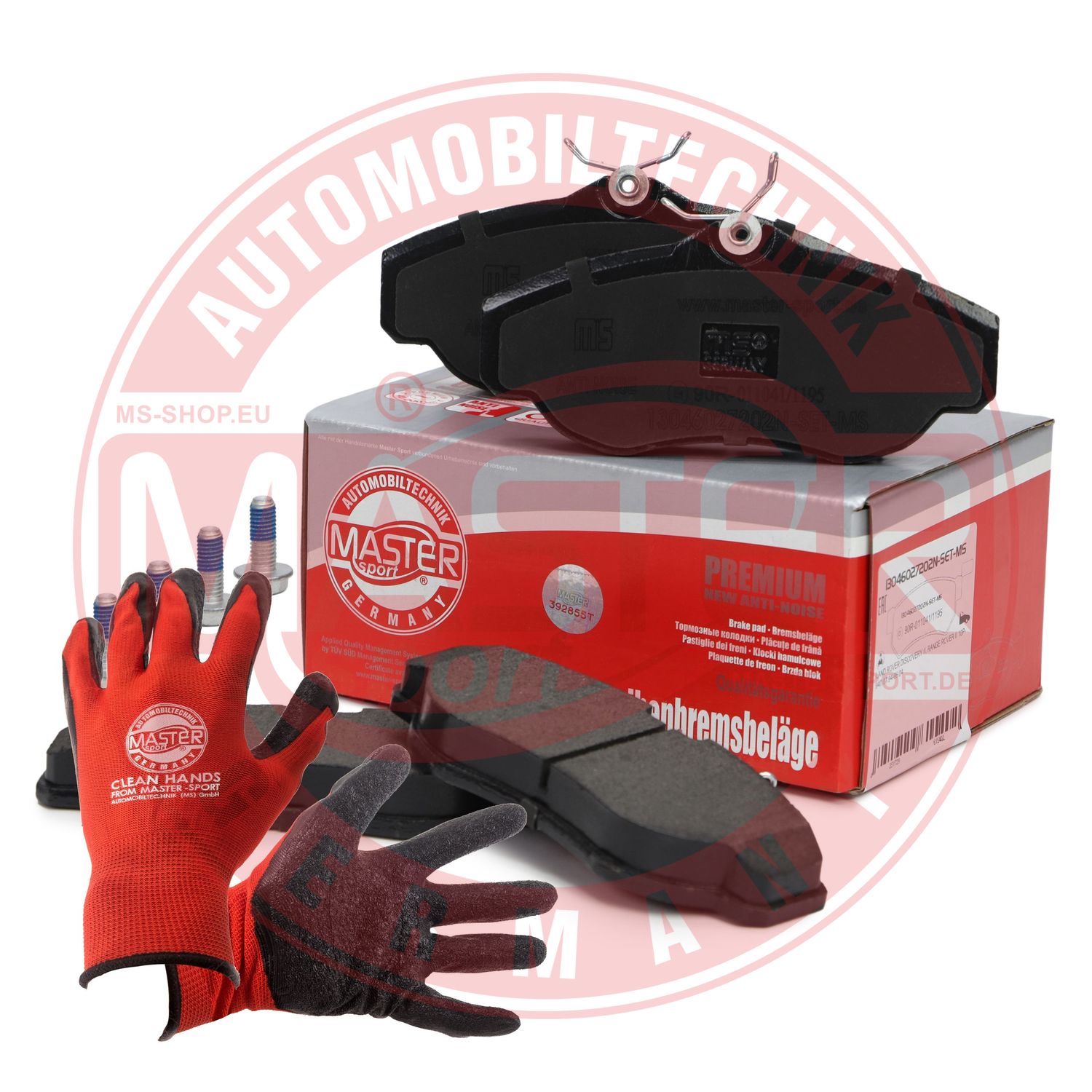 Brake Pad Set, disc brake (13046027202N-SET-MSP)