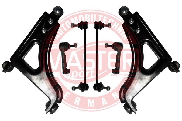 Control/Trailing Arm Kit, wheel suspension (36914/1-KIT-MS)