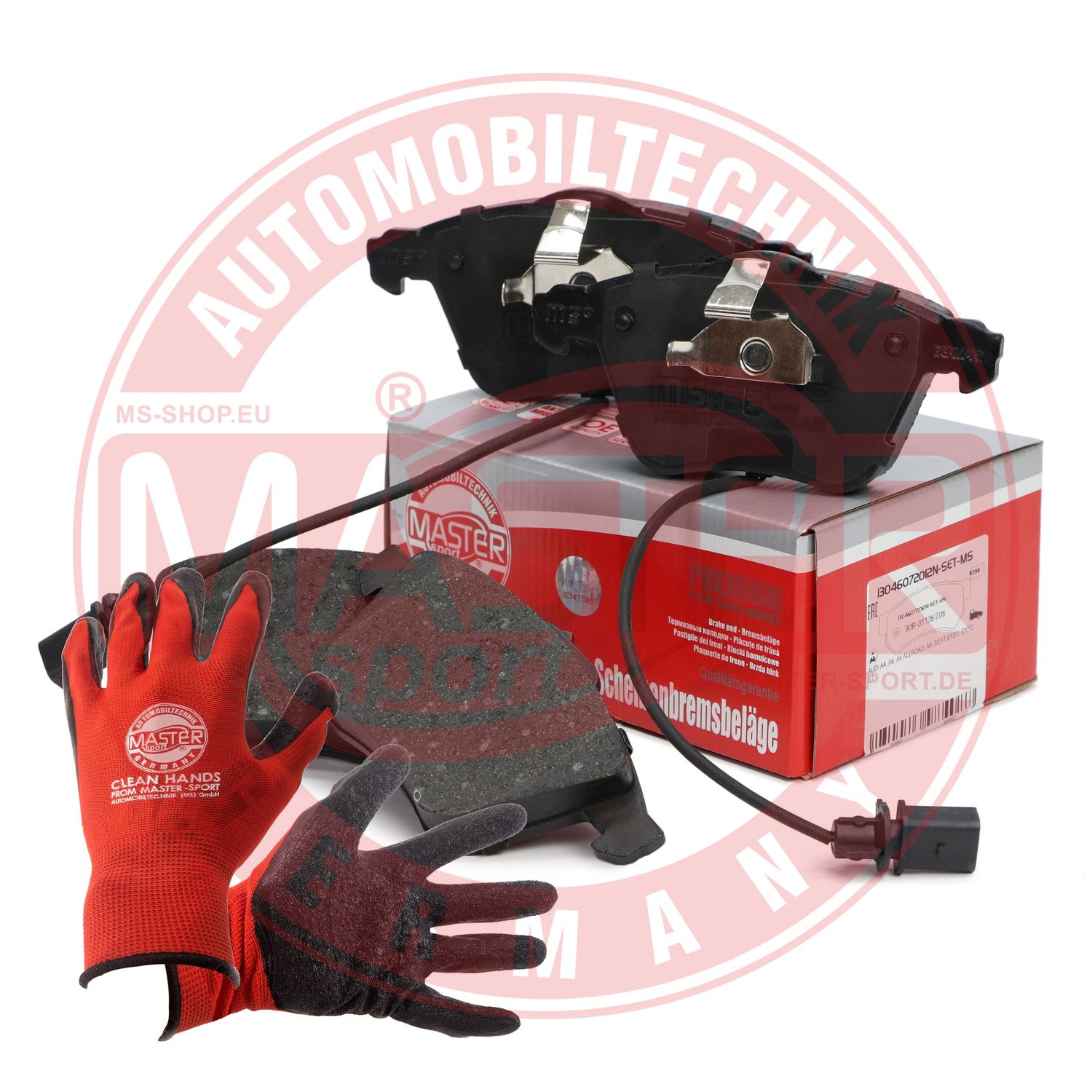 Brake Pad Set, disc brake (13046072012N-SET-MSP)