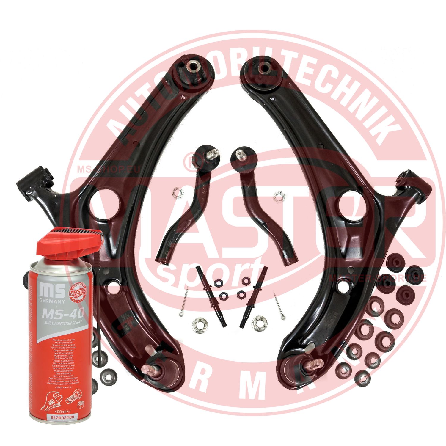 Control/Trailing Arm Kit, wheel suspension (36897-KIT-MSP)
