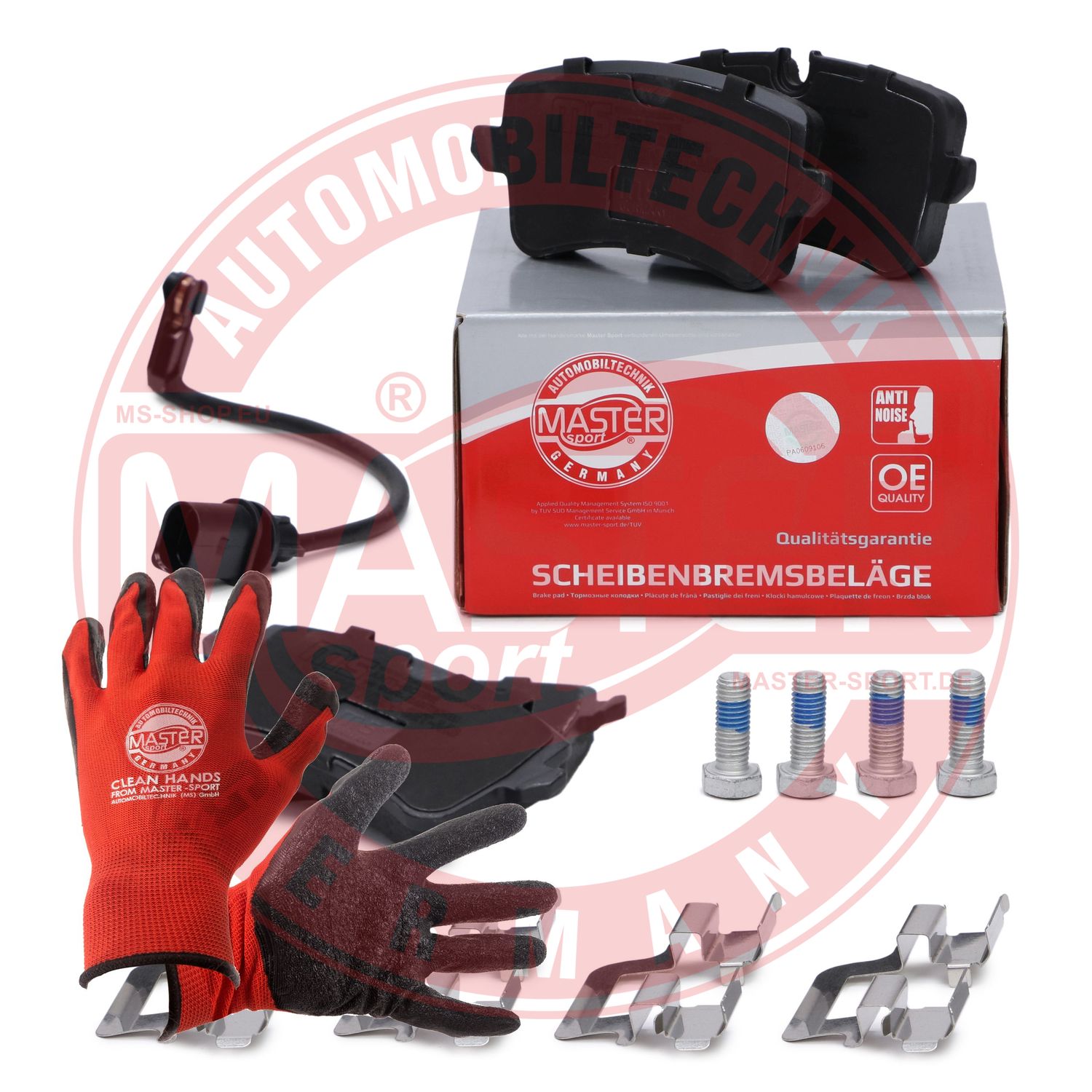 Brake Pad Set, disc brake (13046027702N-SET-MSP)