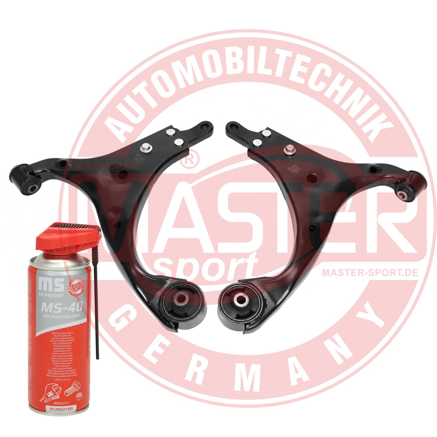 Control/Trailing Arm Kit, wheel suspension (36958/2-KIT-MSP)
