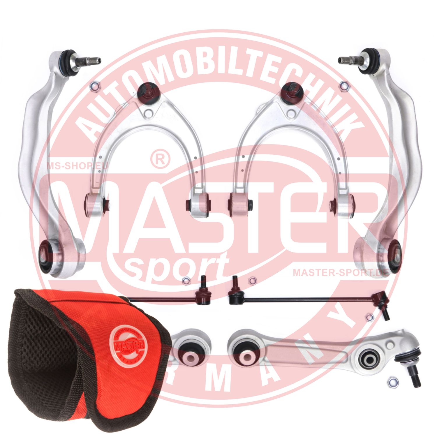 Control/Trailing Arm Kit, wheel suspension (37186-KIT-MSM)