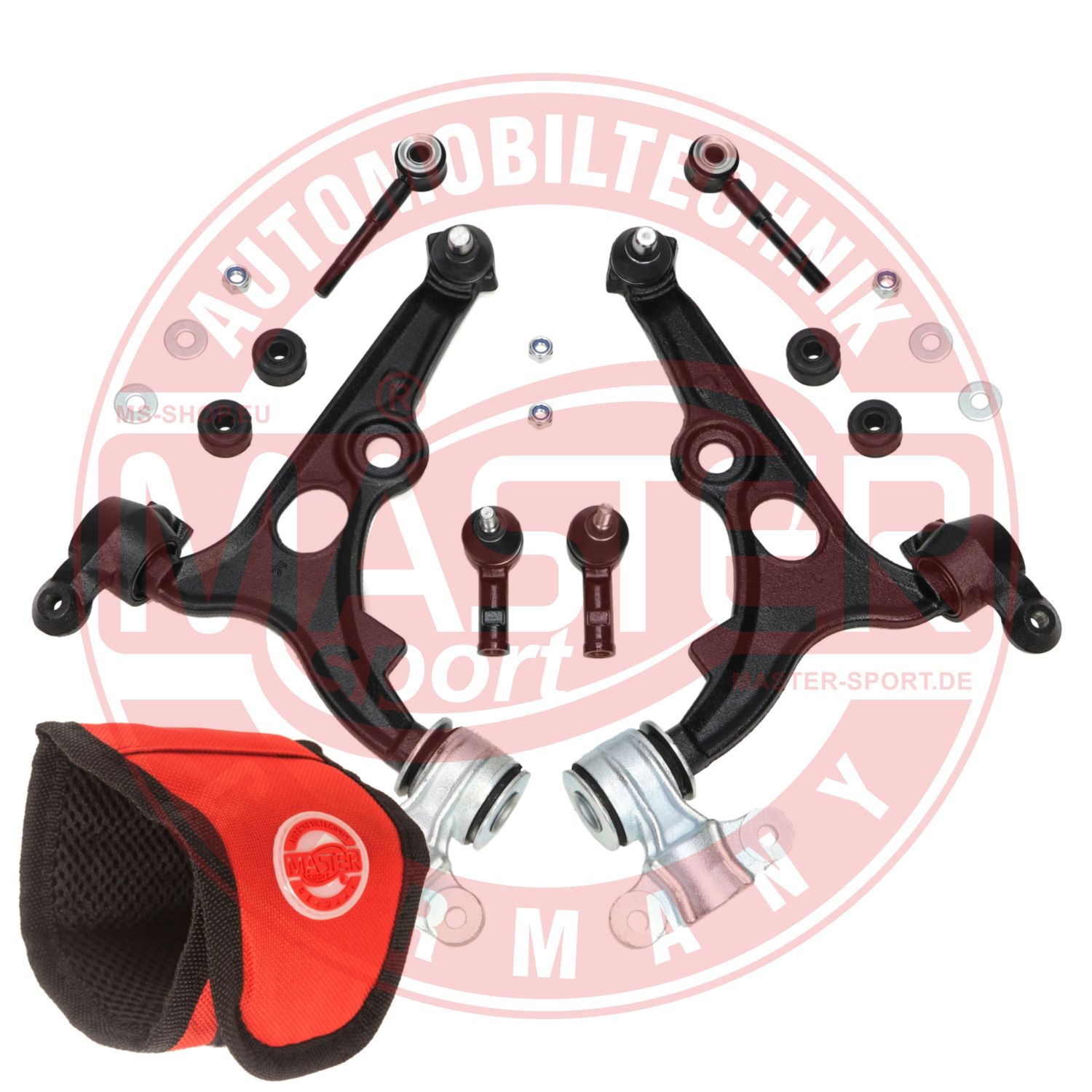 Control/Trailing Arm Kit, wheel suspension (37028-KIT-MSM)