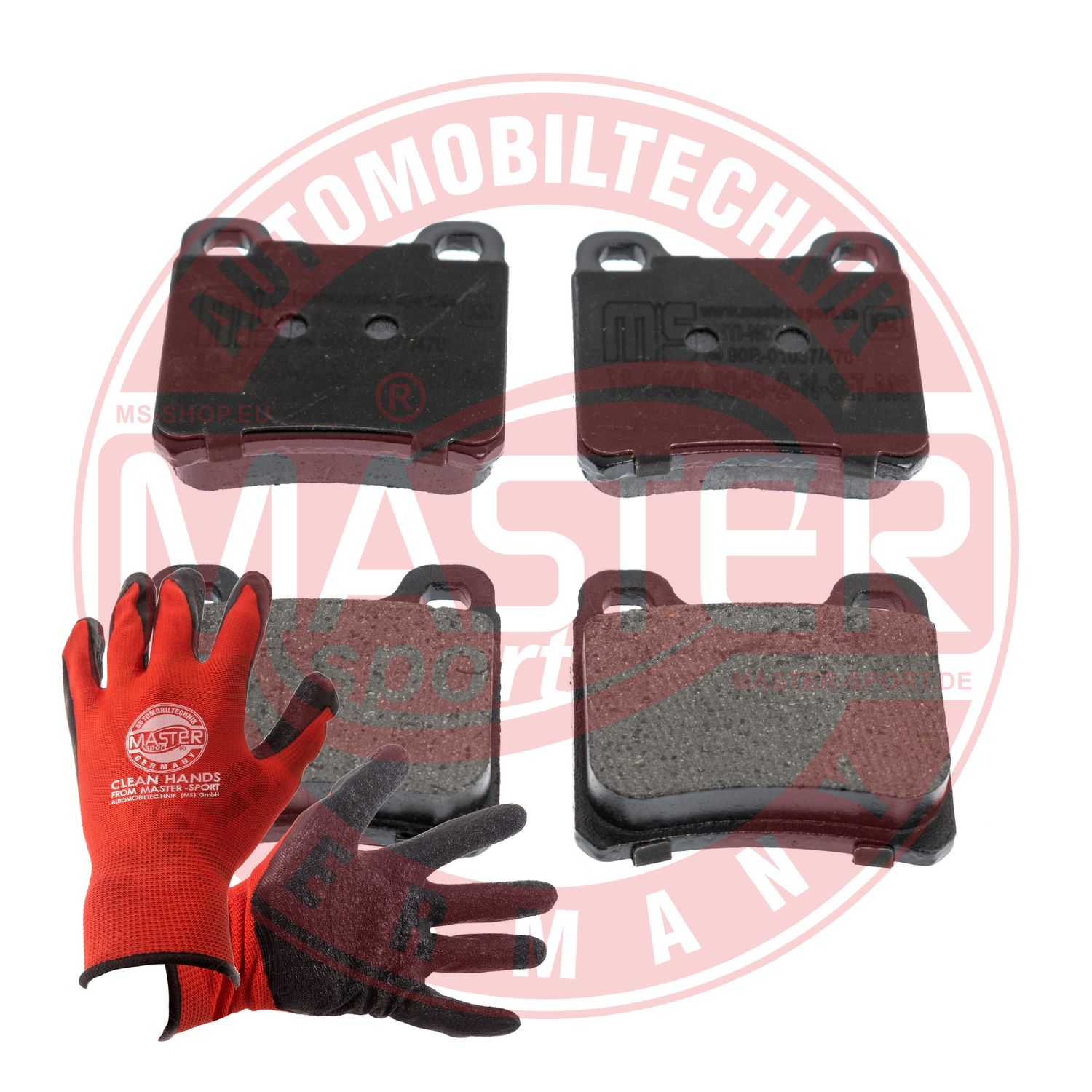 Brake Pad Set, disc brake (13046040432N-SET-MSP)