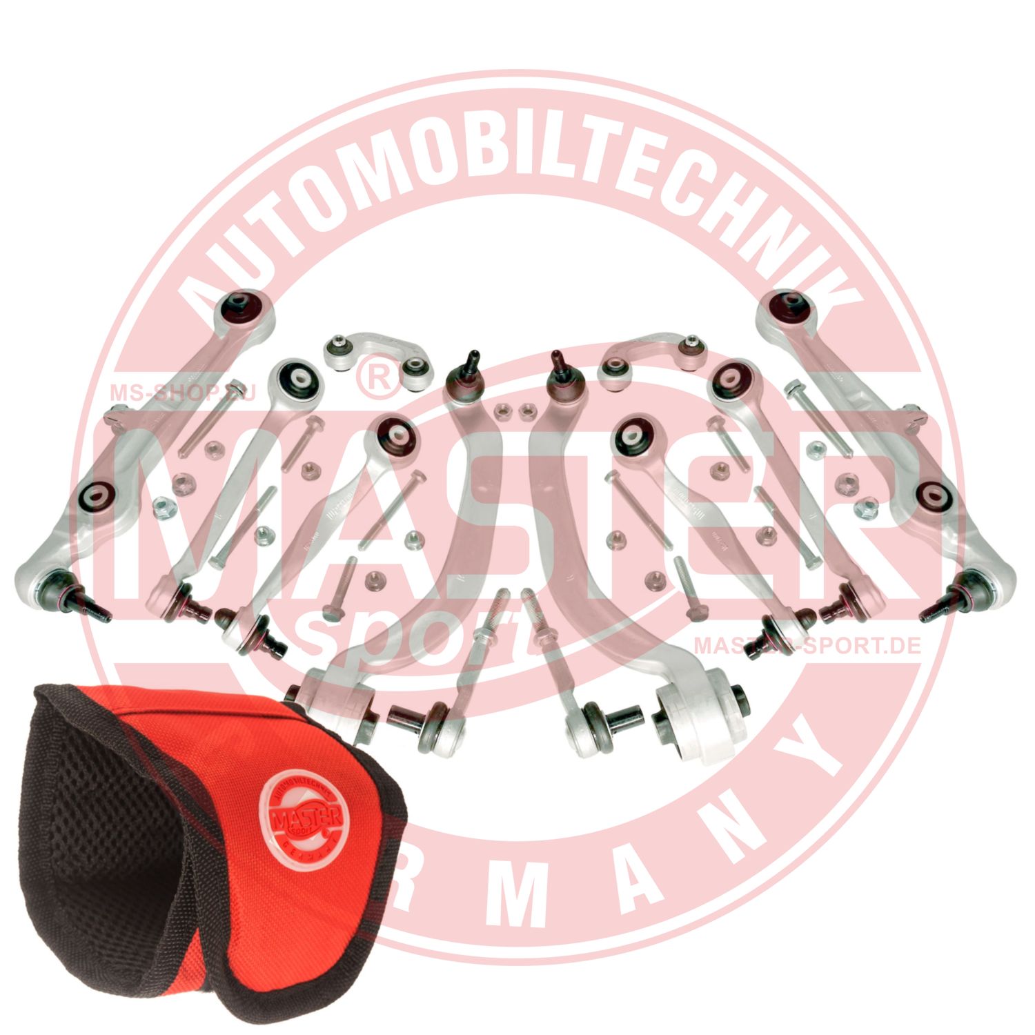 Control/Trailing Arm Kit, wheel suspension (36852-KIT-MSM)