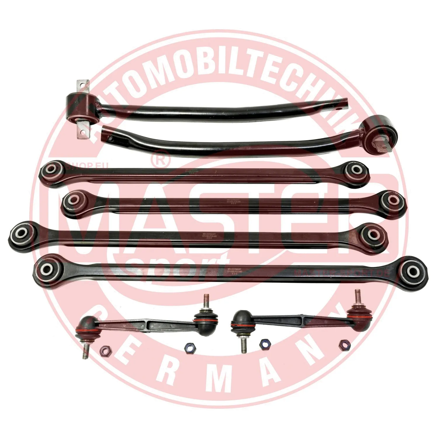 Control/Trailing Arm Kit, wheel suspension
