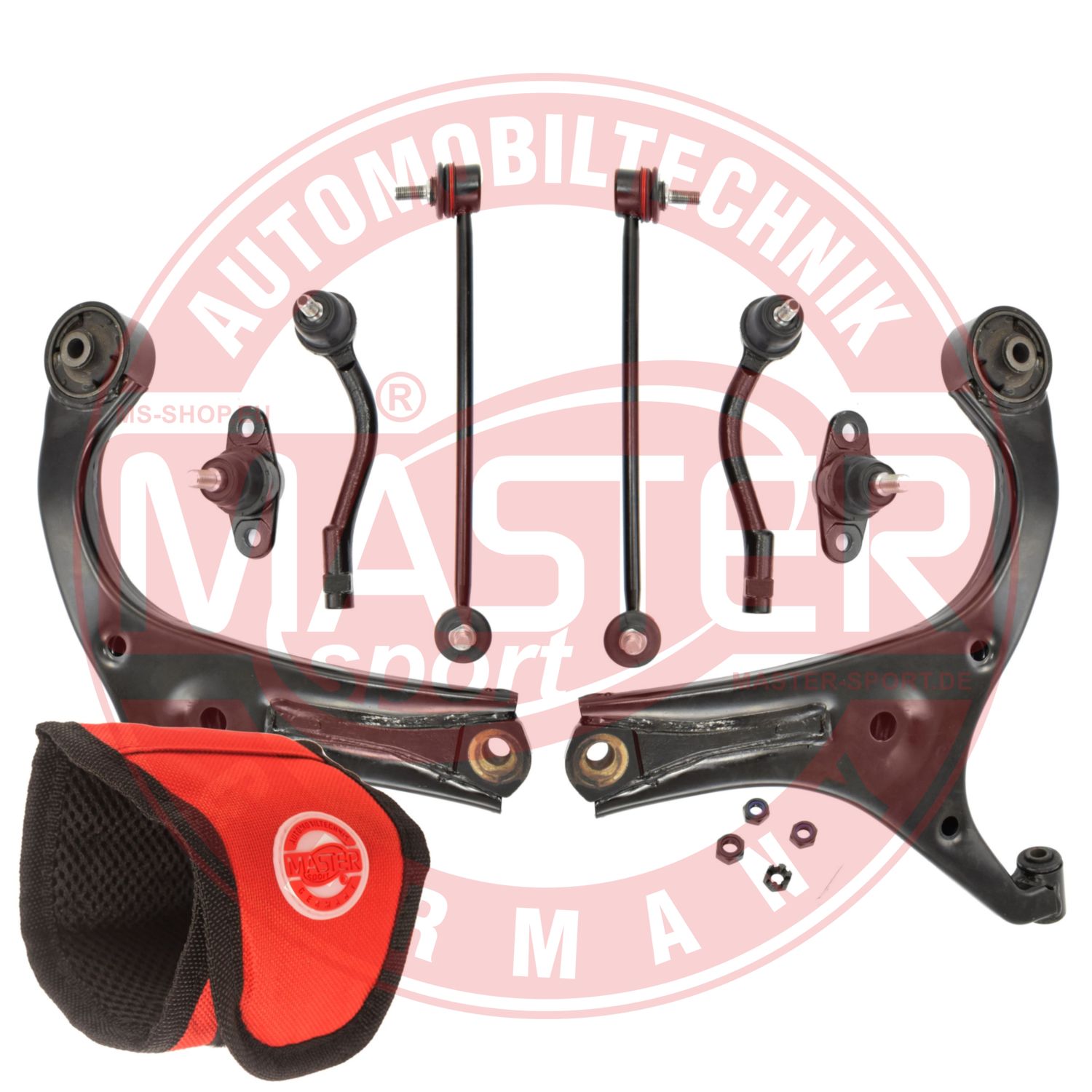 Control/Trailing Arm Kit, wheel suspension (36956/1-KIT-MSM)