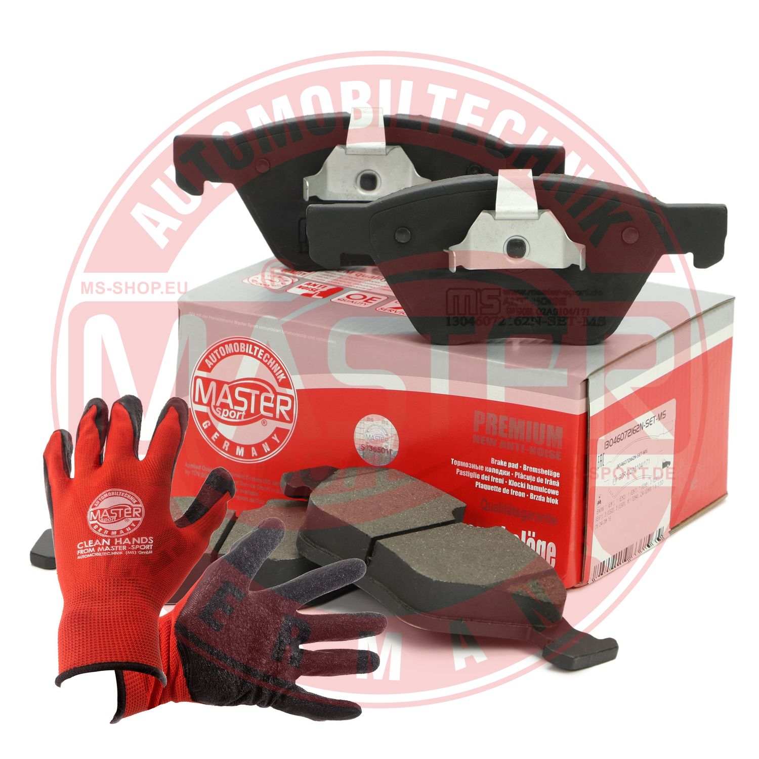 Brake Pad Set, disc brake (13046072162N-SET-MSP)