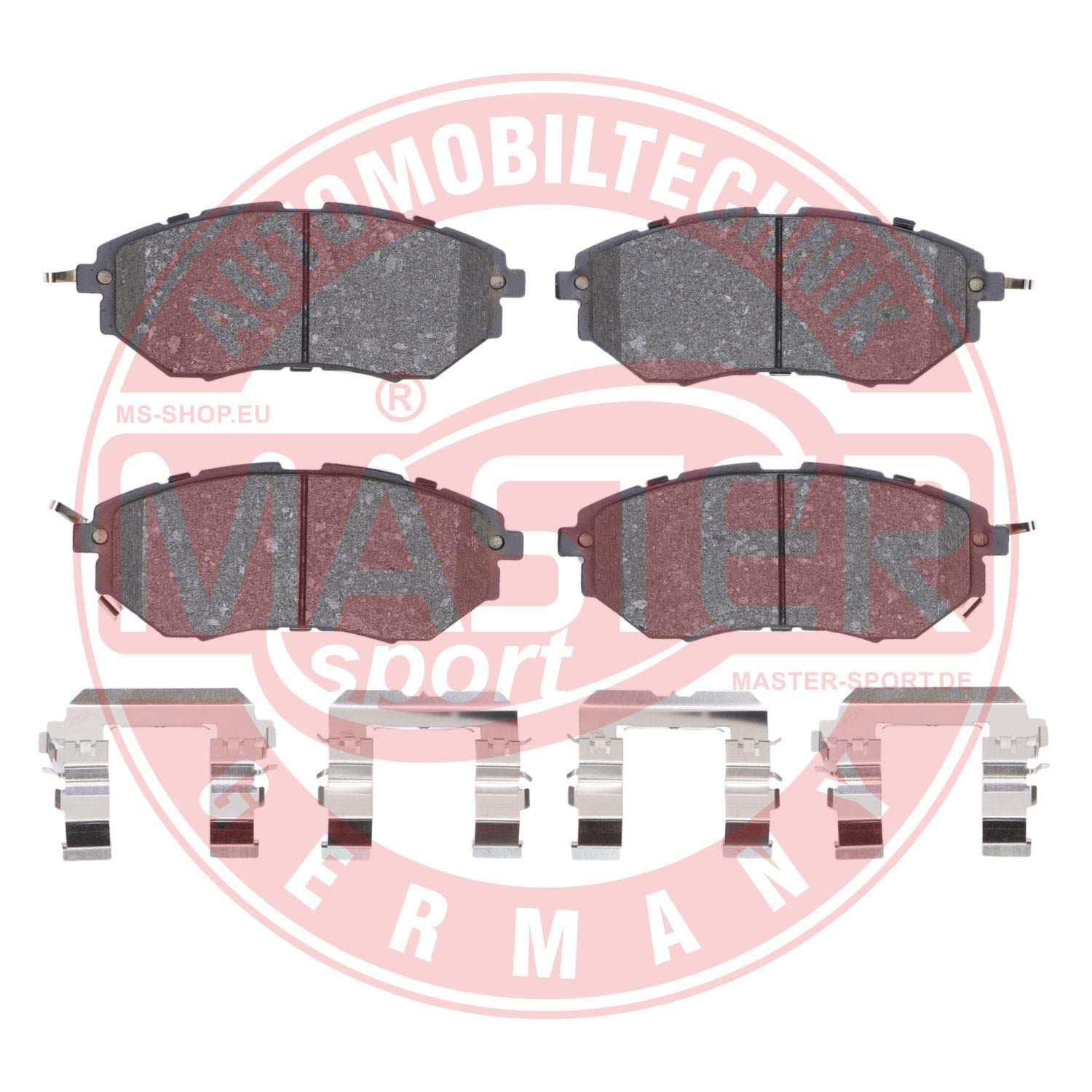 Brake Pad Set, disc brake (13046057972N-SET-MS)