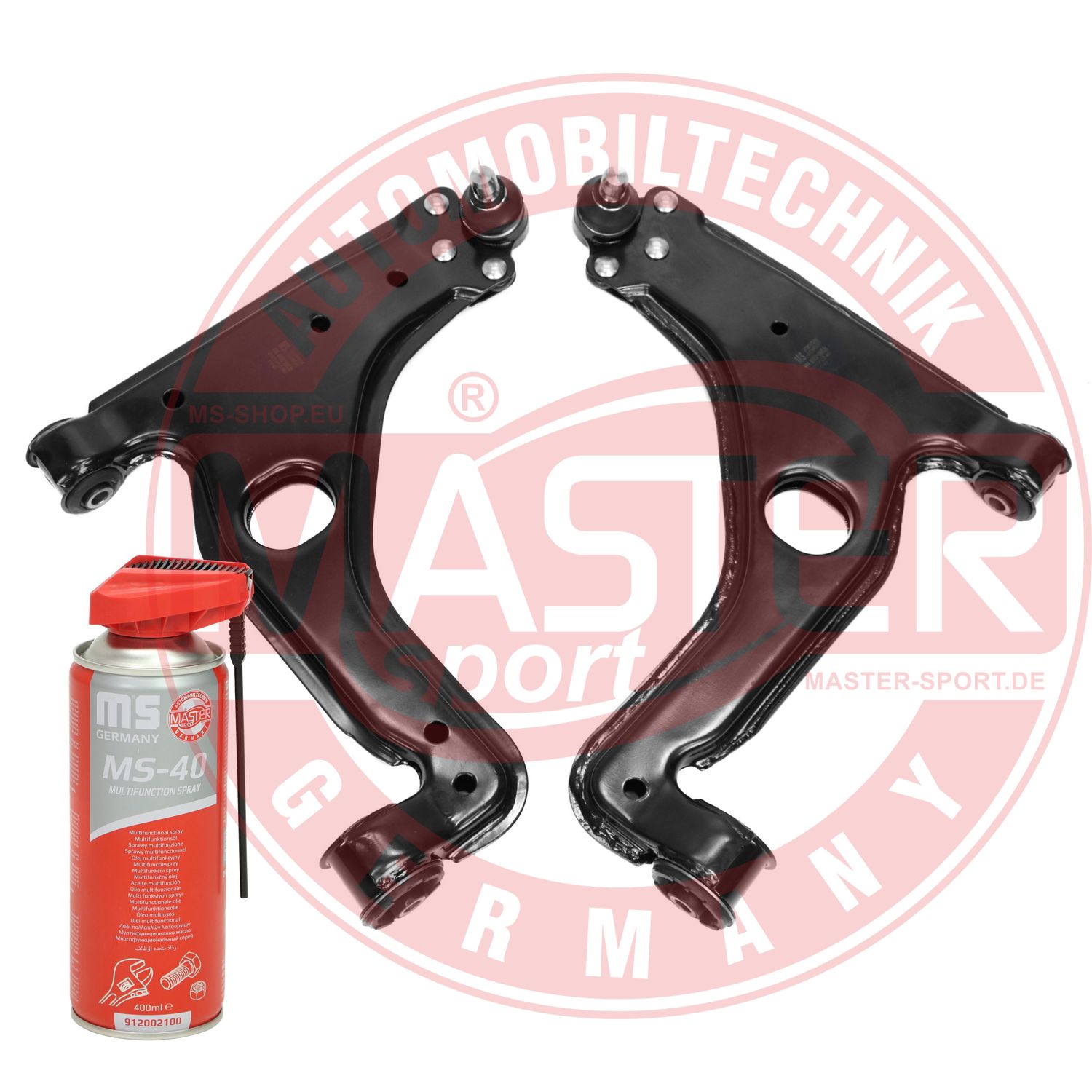Control/Trailing Arm Kit, wheel suspension (36937/1-KIT-MSP)