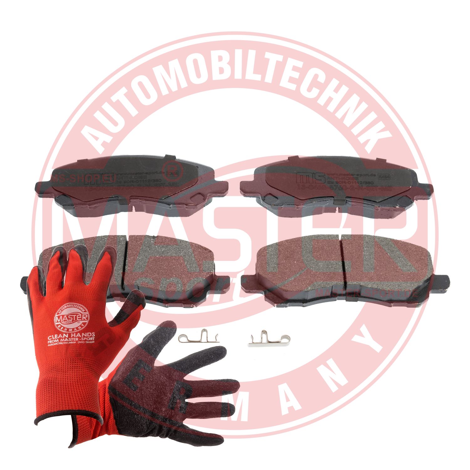 Brake Pad Set, disc brake (13046057602N-SET-MSP)