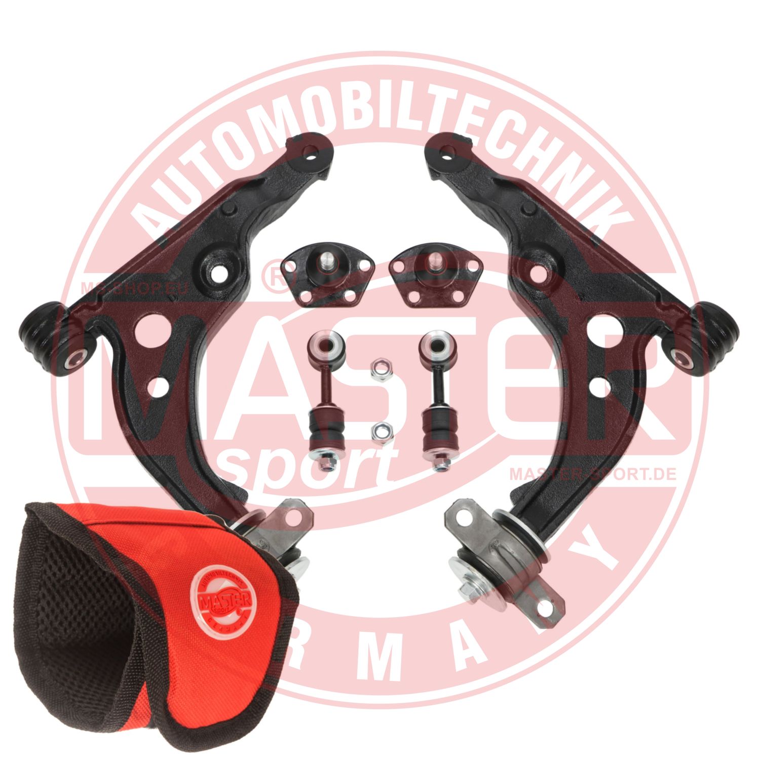 Control/Trailing Arm Kit, wheel suspension (36924/1-KIT-MSM)