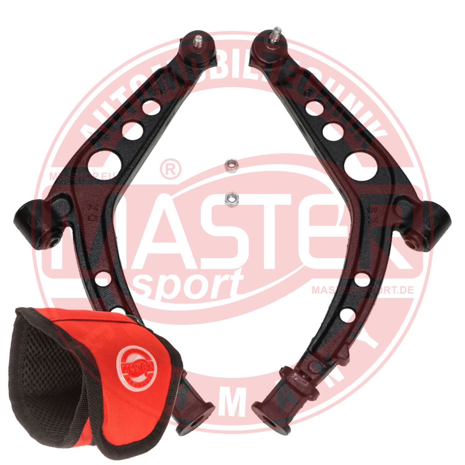 Control/Trailing Arm Kit, wheel suspension (37168-KIT-MSM)