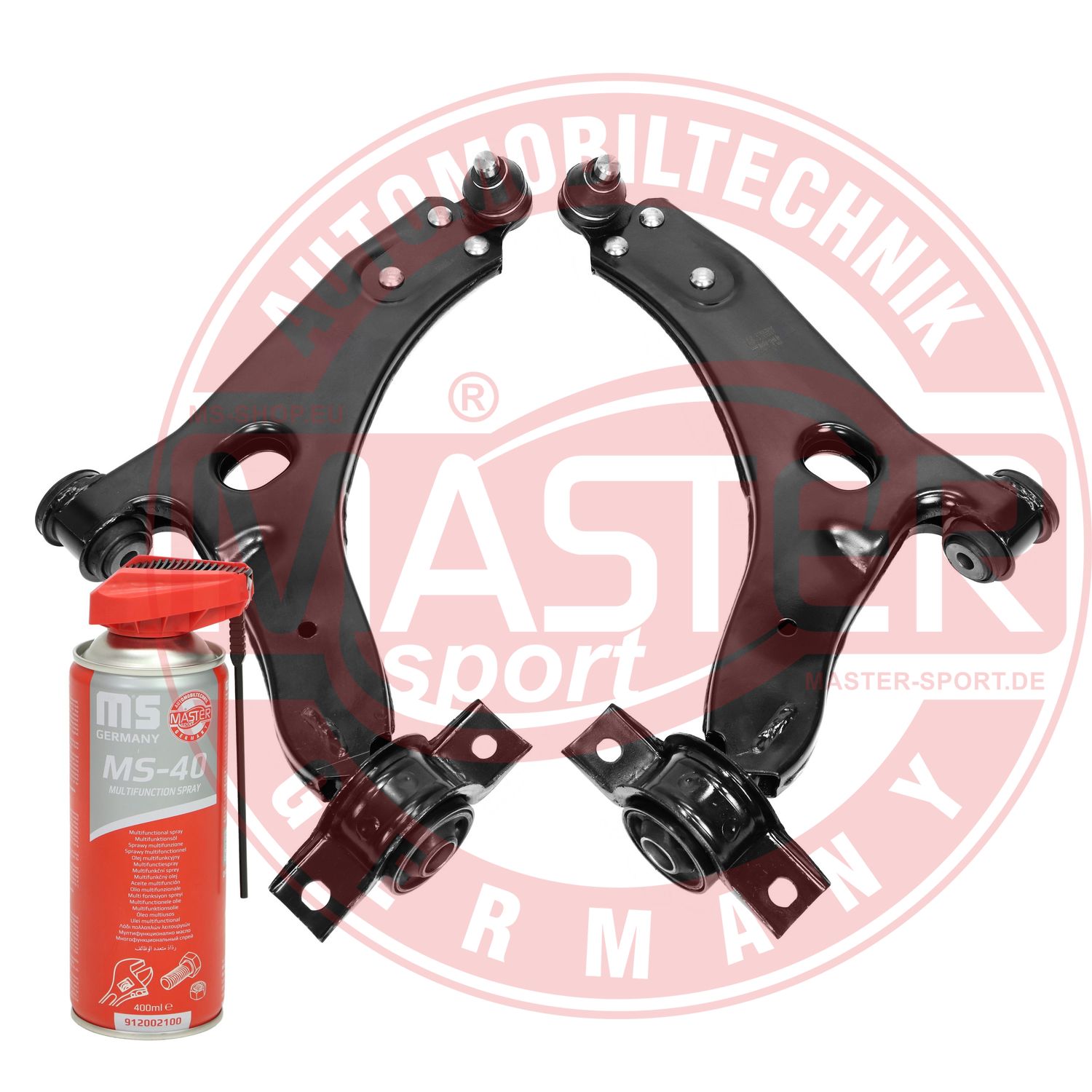 Control/Trailing Arm Kit, wheel suspension (36859/2-KIT-MSP)